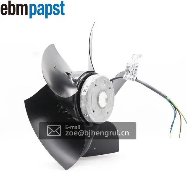 Alt view image 7 of 7 - Ebmpapst A2D250-AD26-05 AC Fan Ball Bearing 400VAC 0.4A 140W 2650RPM 70dBA Flange Mount Sickled Blades Cooling Fans For Siemens servo spindle motor