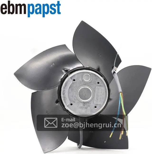 Alt view image 4 of 7 - Ebmpapst A2D250-AD26-05 AC Fan Ball Bearing 400VAC 0.4A 140W 2650RPM 70dBA Flange Mount Sickled Blades Cooling Fans For Siemens servo spindle motor