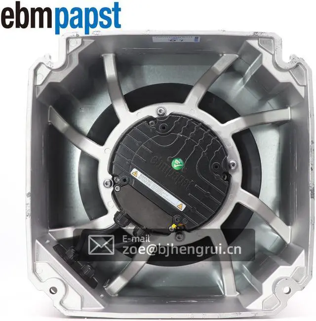 Alt view image 4 of 7 - Ebmpapst K3G250-RR17-H9 EC backward-curved single-intake centrifugal module RadiCal Industrial Cooling Fan with support bracket