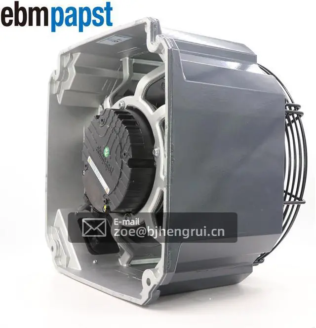 Alt view image 5 of 7 - Ebmpapst K3G250-RR17-H9 EC backward-curved single-intake centrifugal module RadiCal Industrial Cooling Fan with support bracket