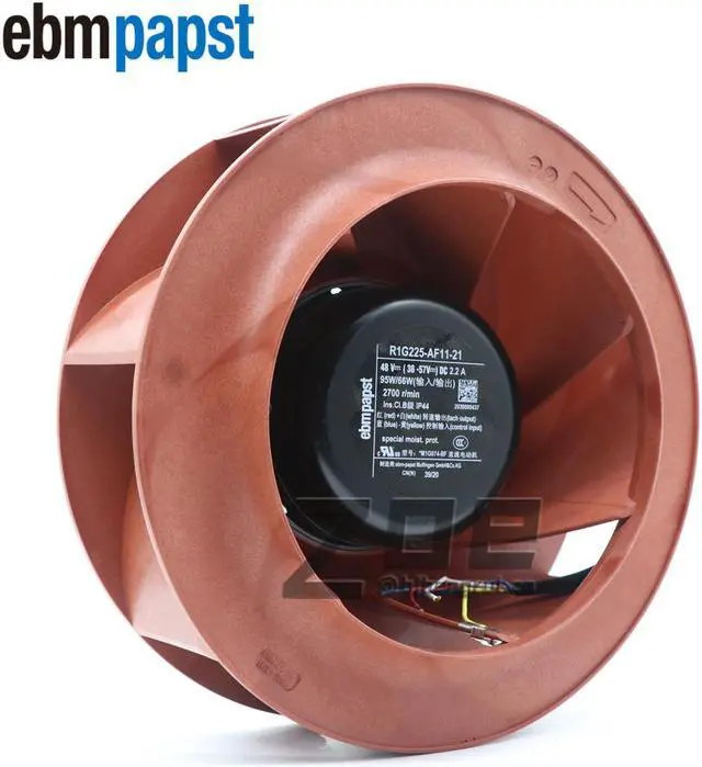 Alt view image 2 of 7 - Original New ebmpapst R1G225-AF11-21 DC48V 2.2A M1G074-BF Turbo Centrifugal Fan Frequency Converter Cooling Fans