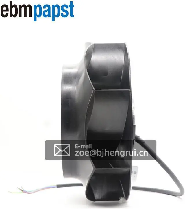 Alt view image 7 of 7 - EBM-Papst R2E225-RA92-09 AC Fan Ball Bearing 230V 0.68A/0.92A 155W/210W 2560RPM 414.94CFM Flange Mount AC centrifugal fan - RadiCal
