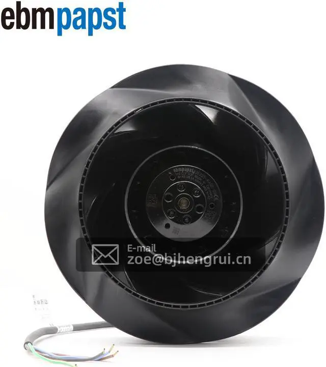 Main image of EBM-Papst R2E225-RA92-09 AC Fan Ball Bearing 230V 0.68A/0.92A 155W/210W 2560RPM 414.94CFM Flange Mount AC centrifugal fan - RadiCal