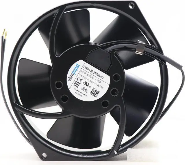 Main image of Original New ebm-papst Fan W2S130-BM03-01 All Memtal 230V 47/46W High Temperature Resistance Axial Fans