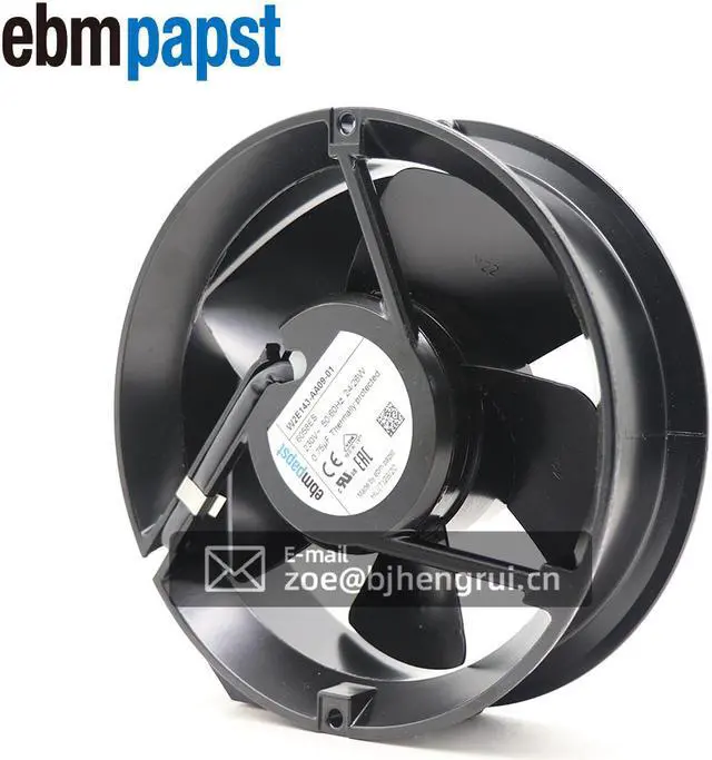 Alt view image 2 of 7 - Original New ebm-papst Fan W2E143-AA09-01 230V 440m³/h 3300rpm 6058ES 171.5 x 51mm High Temperature Resistance Fans