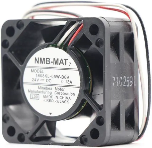 Alt view image 5 of 7 - Original NMB Fan 1608KL-05W-B69 DC 24V 0.13A axial Fan for Fanuc A90L-0001-0507