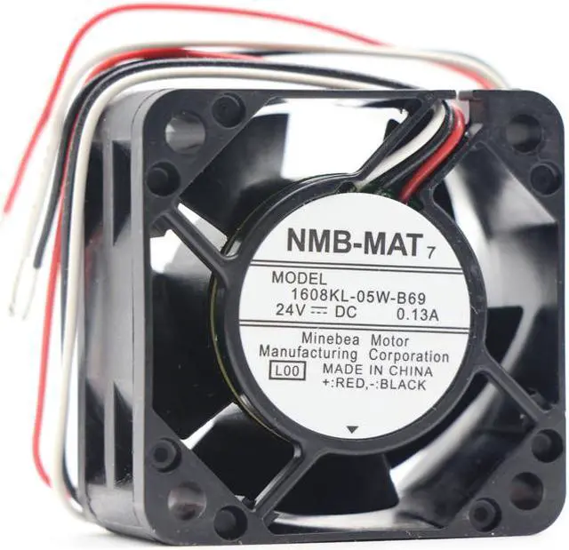 Alt view image 2 of 7 - Original NMB Fan 1608KL-05W-B69 DC 24V 0.13A axial Fan for Fanuc A90L-0001-0507