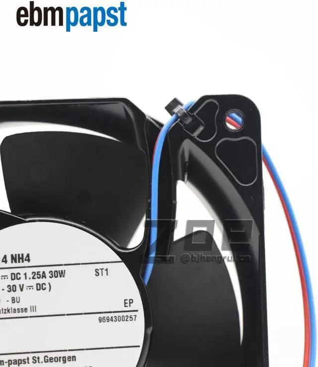 Alt view image 6 of 7 - ebmpapst 4114NH4 1238 24V 30W Textile Machinery Transmitter Cooling Fan