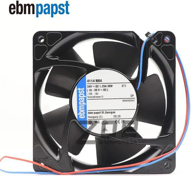 Main image of ebmpapst 4114NH4 1238 24V 30W Textile Machinery Transmitter Cooling Fan