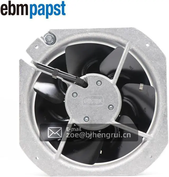Alt view image 4 of 7 - Ebmpapst W2E200-HH38-01 230V AC 80W 200mm W2E200-HK38-01 cabinet axial cooling fan