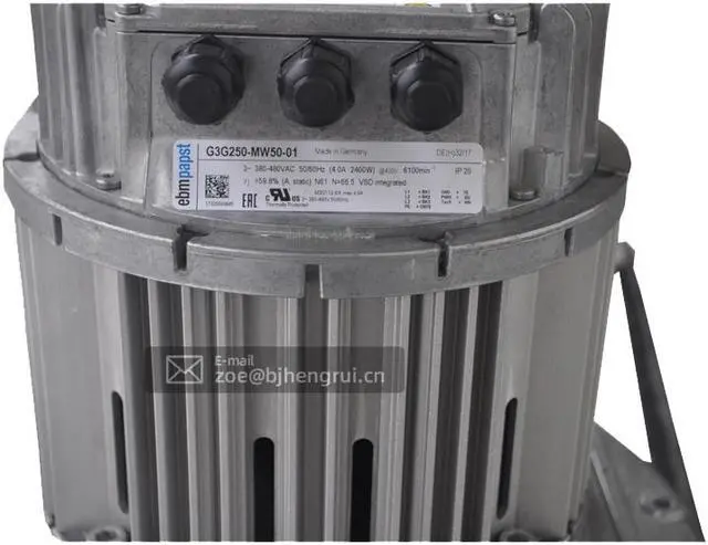 Alt view image 4 of 7 - Germany Ebmpapst G3G250-MW50-01 400VAC EC Centrifugal Fan Backward Curved Single Inlet Gas Blower For Gas-condensing Heating