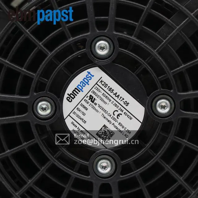 Alt view image 7 of 7 - Ebmpapst K2S165-AA17-05 230V AC 42W 165mm 2650RPM 40W Rittal Cabinet Axial Cooling Fan