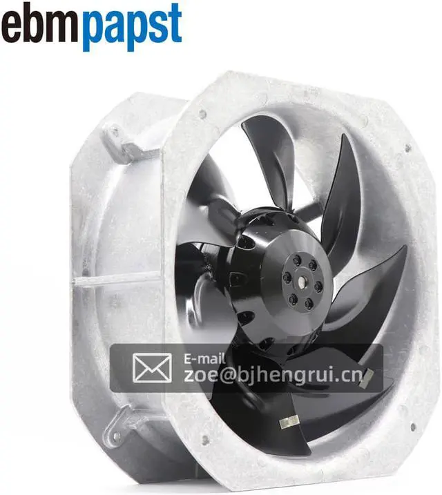 Alt view image 6 of 7 - Ebmpapst W2E200-HH38-01 230V AC 80W 200mm W2E200-HK38-01 cabinet axial cooling fan