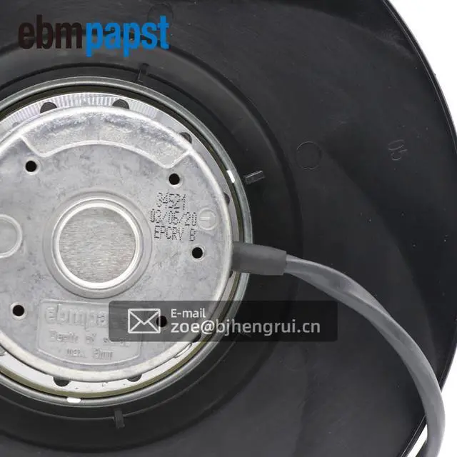 Alt view image 6 of 7 - Ebmpapst R2D225-AV02-15 400V 415V AC Centrifugal Backward-curved Single-intake Rittal Cabinet Axial Cooling Fan