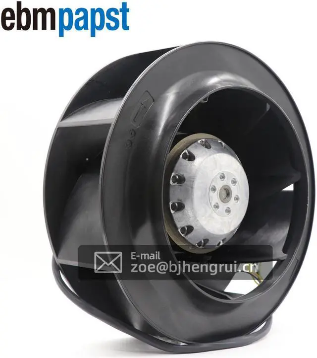 Alt view image 4 of 7 - Ebmpapst R2D225-AV02-15 400V 415V AC Centrifugal Backward-curved Single-intake Rittal Cabinet Axial Cooling Fan