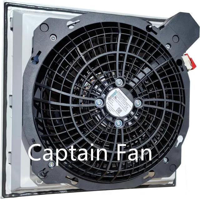 Alt view image 4 of 7 - Ebmpapst K2E200-AH08-15 115V AC 75/90W 50/60Hz 200mm 3050RPM Cabinet Filter Cooling Fan