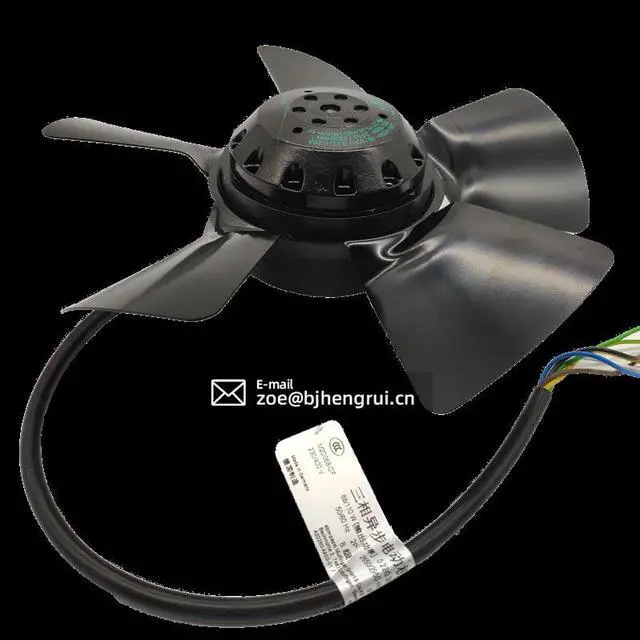 Alt view image 4 of 6 - Ebmpapst A2D250-AA02-01 400V AC 110W 0.22/0.26A 250mm Ball Bearing Spindle Motor Axial Cooling Fan