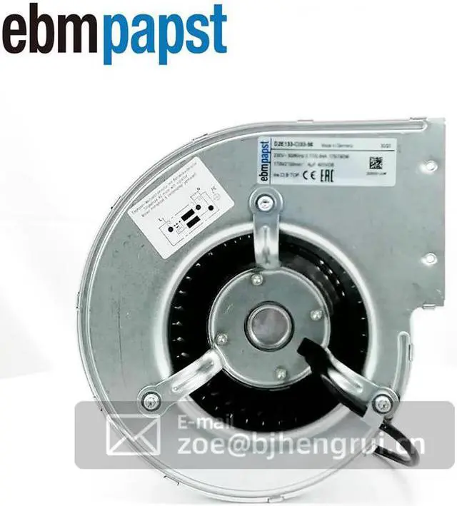 Alt view image 2 of 7 - Ebmpapst D2E133-CI33-56 230V 0.77/0.84A AC Centrifugal Fan Forward Curved Blower Dual-intake ABB Inverter Cooling Fans