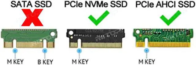 Alt view image 2 of 5 - M.2 NVMe to PCIe Adapter, RIITOP NVMe to PCIe x4 x8 x16 Adapter Card Converter, Compatible with M-Key M.2 NVMe SSD 2280/2260/2242/2230 mm