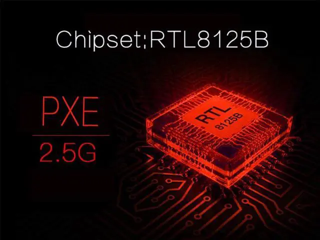 Alt view image 2 of 6 - 2.5G PCIe Network Adapter Card RTL8125B 2500/1000/100Mbps, RIITOP PCI Express Gigabit Ethernet Card RJ45 LAN Controller, Support PXE for Windows Linux Mac OS