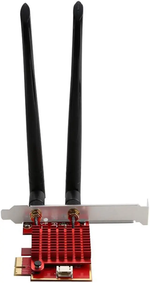 Alt view image 4 of 5 - PCI-e Wireless Card 5400M, RIITOP AX210 PCI-E WiFi 6E WLAN Adapter Card BT5.2, 802.11ax ac WiFi 6GHz/5GHz/2.4GHz Desktop PC Wireless WiFi Card for Windows 11,10