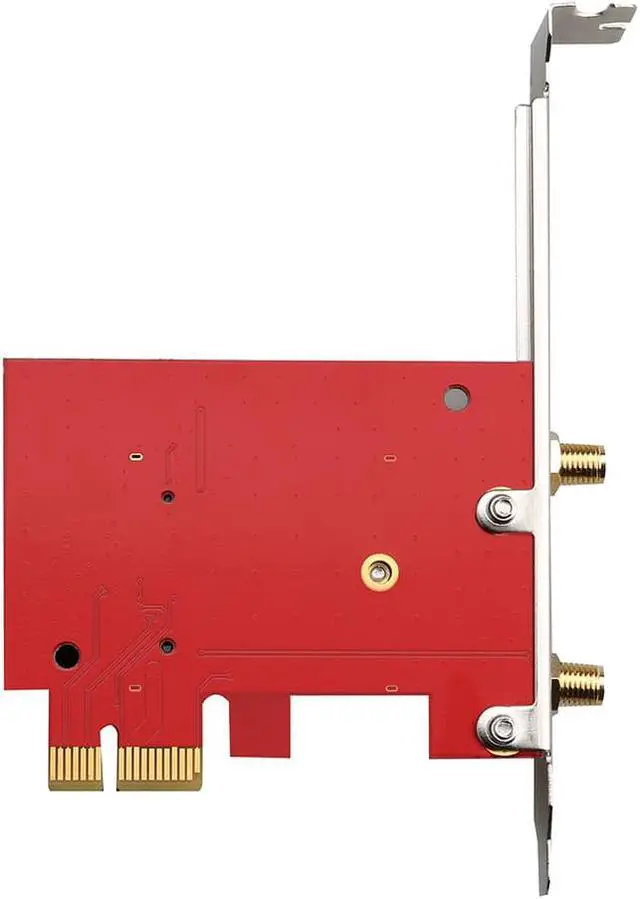 Alt view image 3 of 5 - PCI-e Wireless Card 5400M, RIITOP AX210 PCI-E WiFi 6E WLAN Adapter Card BT5.2, 802.11ax ac WiFi 6GHz/5GHz/2.4GHz Desktop PC Wireless WiFi Card for Windows 11,10