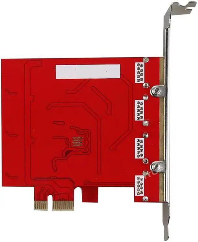 Alt view image 4 of 5 - PCI-e Express to 4 Port USB 3.0 Expansion Adapter Card 5Gpbs VIA Chiset, for Desktop PC Computer Support Windows 10/8/7/XP and MAC OS 10.8.2 Above