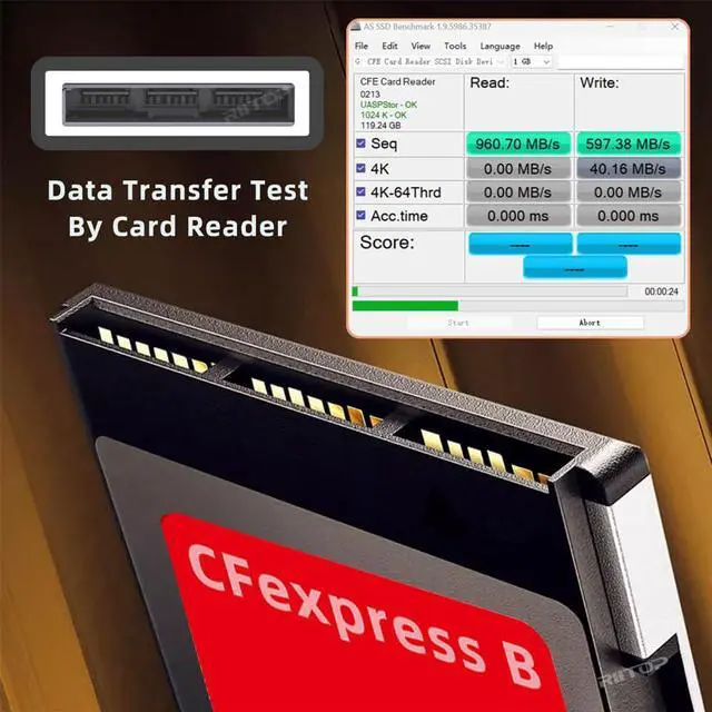 Alt view image 2 of 7 - RIITOP CFexpress B to M.2 NVMe SSD Adapter, DIY CFexpress Type B to NVME 2230 SSD Expansion Adapter Compatible with Nikon, Canon R3/R5/R5C/1DX Panasonic GH6 Fujifilm XH2/XH2S (SSD is NOT included)