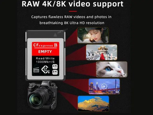 Alt view image 6 of 7 - RIITOP CFexpress B to M.2 NVMe SSD Adapter, DIY CFexpress Type B to NVME 2230 SSD Expansion Adapter Compatible with Nikon, Canon R3/R5/R5C/1DX Panasonic GH6 Fujifilm XH2/XH2S (SSD is NOT included)