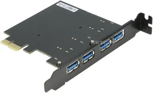 Alt view image 4 of 5 - 4 Ports USB 3.0 PCIe Card Adapter Super Speed 5Gbps, PCI Express x1 Expansion USB3.0 Card for Windows 11/10/8.1/8/7/Vista/XP/Server