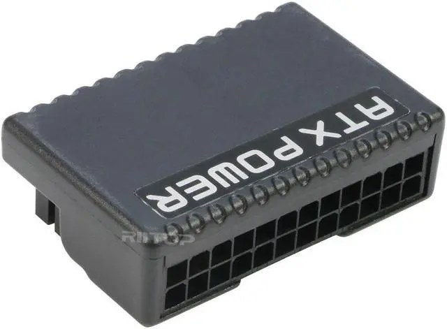 Alt view image 7 of 7 - ATX 24-pin 90 Degree Power Connector Adapter, Right Angled 24pin Female to Male Power Adapter for Desktop Computer Motherboard ATX PC Power Supply
