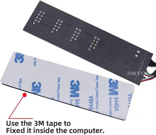 Alt view image 6 of 7 - USB 2.0 9pin 10pin Header 1 to 4 Female Splitter Extension Cable HUB with IDE 5V Power Connector Adapter Port Multilier