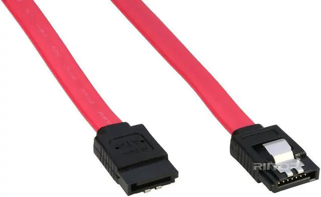 Alt view image 5 of 6 - SATA Cable III, 4 Pack SATA Cable III 6Gbps Straight HDD SDD Data Cable with Locking Latch 20 Inch Compatible for SATA HDD, SSD, CD Driver, CD Writer - Red