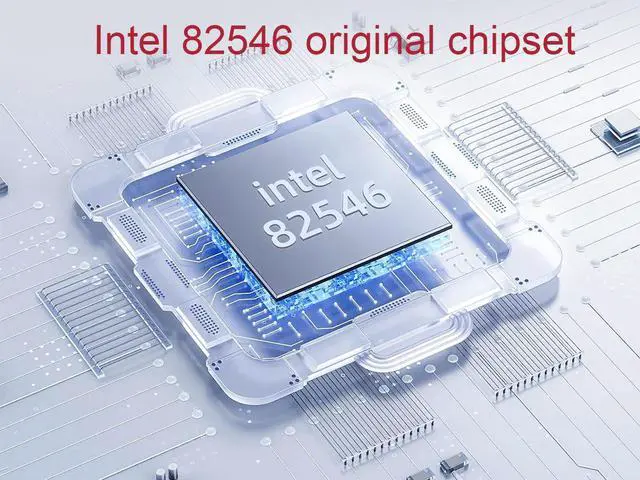 Alt view image 4 of 7 - Dual Port Gigabit PCI Server Network Card 1000M 2 Ports RJ45 NIC Ethernet Desktop Computer LAN Card Adapter for Windows 98 2000 XP, Linux