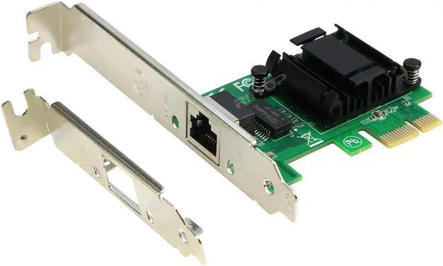Main image of 2.5Gb PCIe Network Adapter Intel i225, 2500/1000/100Mbps Gigabit Ethernet Card RJ45 LAN Port for Gaming/Office, Wake on LAN,PCI Express Server LAN Card, Desktop Ethernet Interface Card
