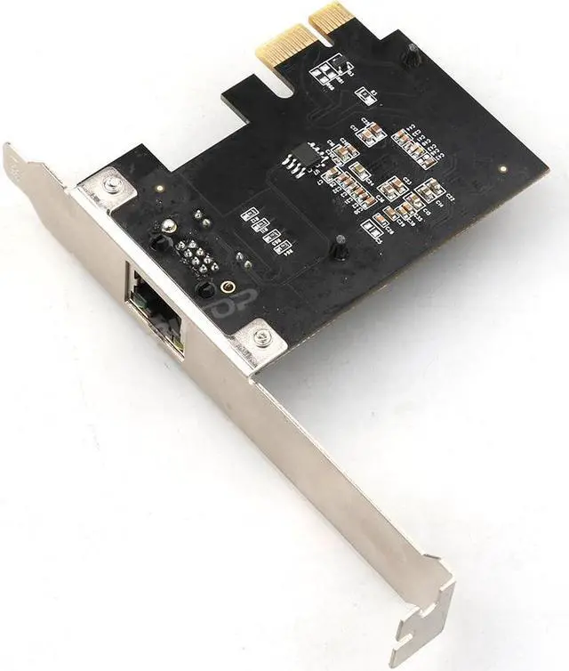 Alt view image 4 of 5 - RIITOP 5Gb PCIe Network Card, PCIe Ethernet Card with Extra Low-Profile, PCI Express Network Adapter for PC Windows 11/10 & Windows Server 2022 ONLY, PCIe to 5 Gigabit NIC Card