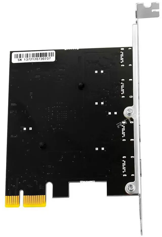 Alt view image 4 of 5 - 4 Port USB 3.2 Type C PCIe Expansion Card Adapter 5Gbps, RIITOP PCI-e Express to USB Type C 4 Port Card for Desktop PC Support Windows 11/10/8/7/XP/Vista, Self-Powered Supply