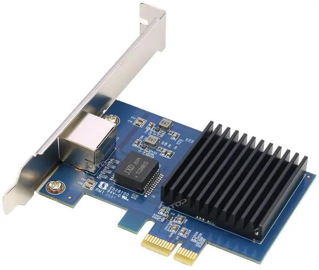 Alt view image 3 of 5 - 10GB PCIe Network Card RJ45, RIITOP PCI-e to 10 Gigabit Ethernet Adapter, Supports Windows 11/10/8.1/8/7, Servers 2019/2016/2012 R2, and Linux