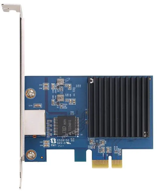Alt view image 5 of 5 - 10GB PCIe Network Card RJ45, RIITOP PCI-e to 10 Gigabit Ethernet Adapter, Supports Windows 11/10/8.1/8/7, Servers 2019/2016/2012 R2, and Linux