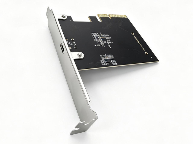 Scheda PCIe USB 3.2 5 Porte (2x USB-A + 3x USB-C) 20Gbps Per PC Desktop