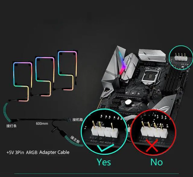 Alt view image 5 of 6 - M5 Light Strip 550mm ARGB Symphony Streamer Neon Uniform Case Decoration Light Bar
