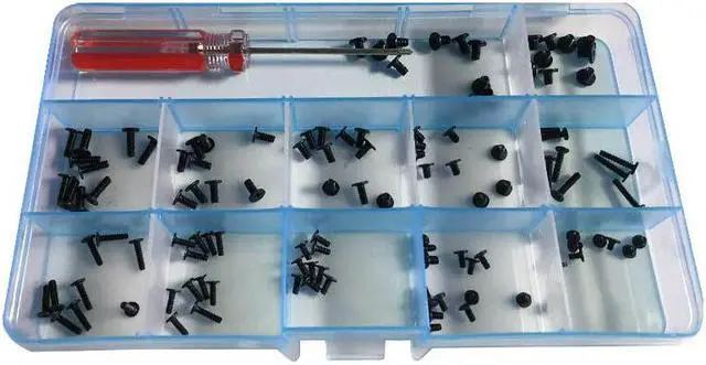 Alt view image 2 of 3 - Laptop Flat Head Screw Set Including 12 Kinds of Screws with Screwdriver
