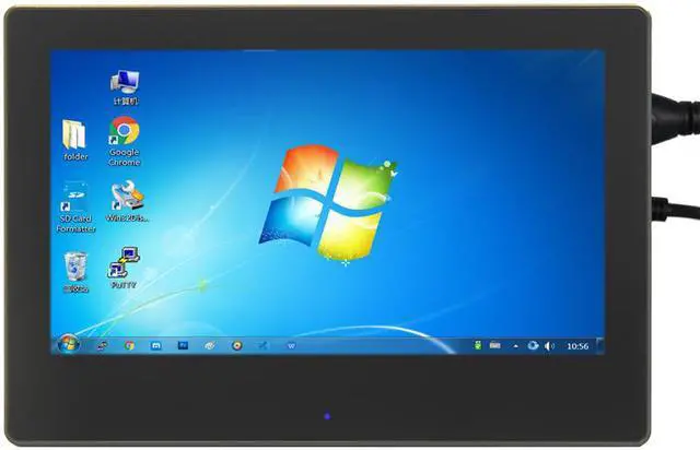 Alt view image 4 of 7 - 7 inch Raspberry Pi LCD HDMI IPS 1024X600 Capacitive Touch Screen with Shell and Bracket Support raspberry pie, Banana Pi, BB Black Support Windows