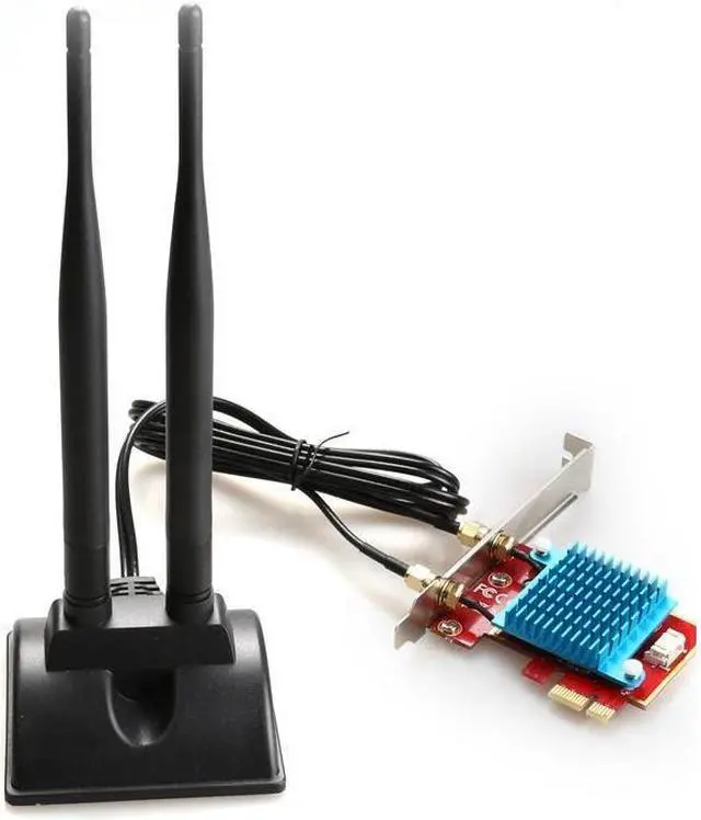 Alt view image 3 of 7 - Beautframes 2.4G 5.8G WIFI Antenna Dual Band Magnetic Base Antenna RP SMA Female with 3M Cable for Wireless Router Network Card