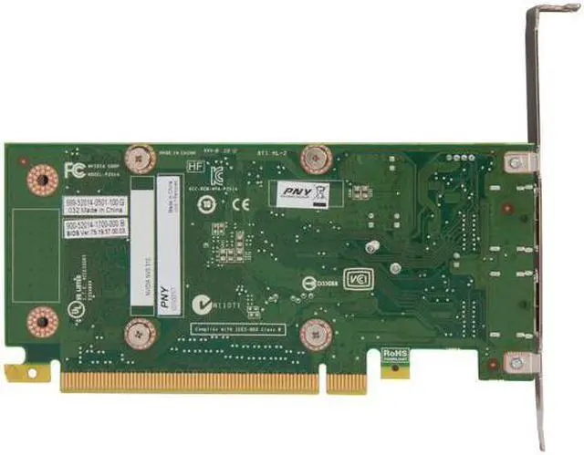 Alt view image 3 of 7 - PNY NVS Quadro NVS 310 VCNVS310DVI-PB 512MB 64-bit DDR3 PCI Express 2.0 x16 Workstation Video Card