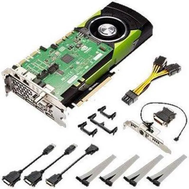 Alt view image 5 of 7 - PNY Technologies VCQM6000SYNC-3M624KIT Tri Quadro M6000 Graphic Card - 24 GB GDDR5 + Quadro Sync (Turnkey Kit)