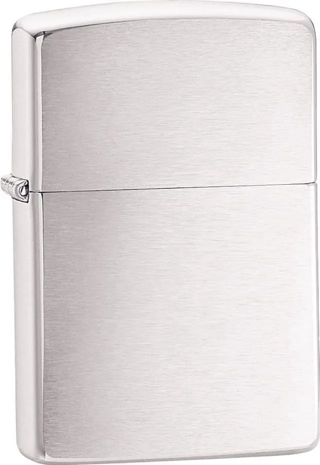 Alt view image 11 of 13 - Zippo Classic Brushed Chrome Lighter