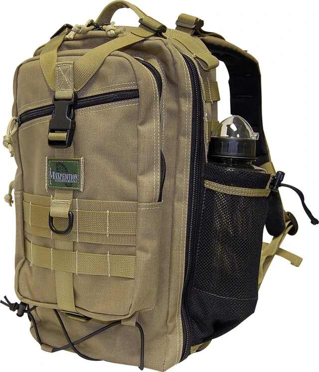 Alt view image 2 of 3 - Maxpedition 0517K Pygmy Falcon-II Backpack 9.5"x8"x17.5" Khaki Nylon