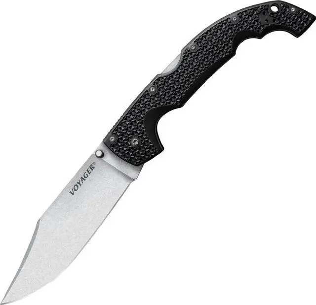 Alt view image 5 of 10 - Cold Steel Voyager Knife X-Large, Clip Point, Plain Edge