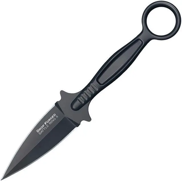 Alt view image 6 of 13 - Cold Steel Razor Sharp Drop Forged Battle Ring II Fixed Blade with Secure Sheath